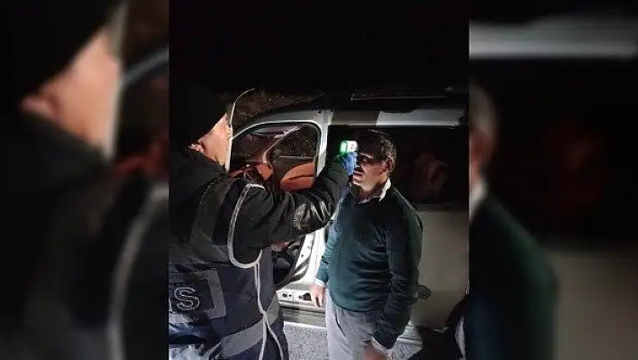 Kastamonu girişlerinde ateş ölçer ile kontroller başladı