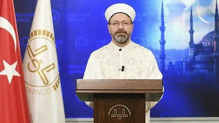 Başkan Erbaş'tan teravih namazlarına ilişkin açıklama