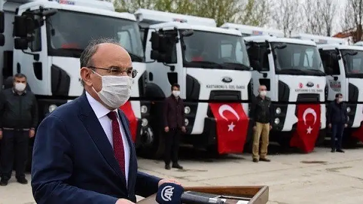 Kastamonu İl Özel İdaresi'ne 19 adet iş makinesi!