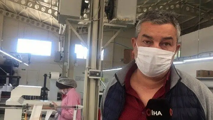 Tosya'da tekstil firmaları maske üretimine başladı