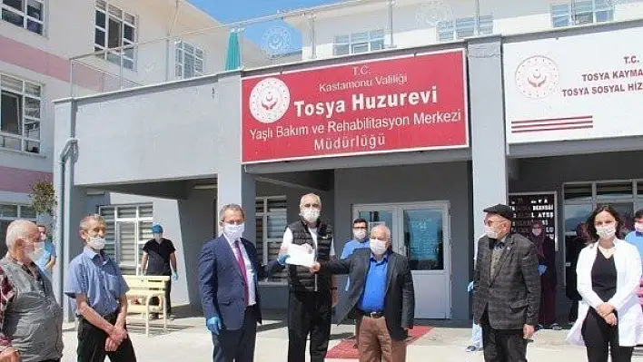Huzurevinden &quotBiz Bize Yeteriz Türkiyem" kampanyasına destek