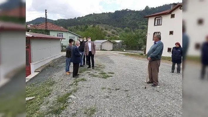 Başkan Yardımcısı Yurt, Budamış'ta yapılan çalışmaları inceledi