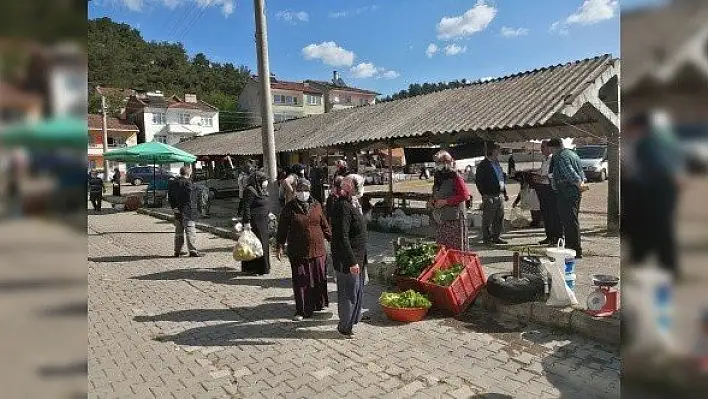 Hanönü halk pazarı yeniden açıldı