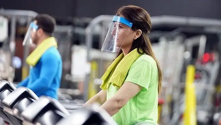 Spor salonlarında sosyal mesafe ve koronavirüs önlemleri tanıtıldı