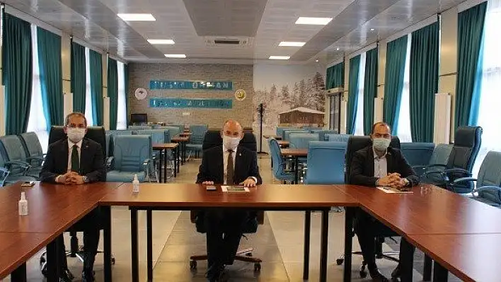 Tosya'da koronavirüsle ilgili çalışmalar değerlendirildi