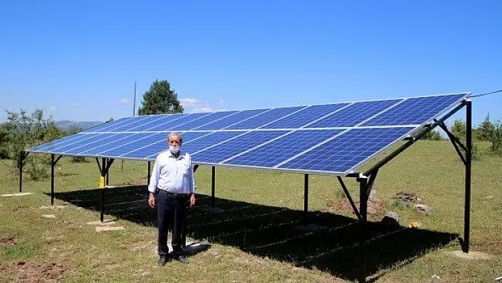 Bulacık köyü, güneş enerji paneliyle su masrafından kurtuldu