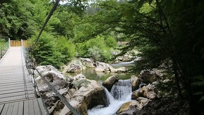 Horma Kanyonu'na yapılan yeni yatırımlar hizmet için gün sayıyor