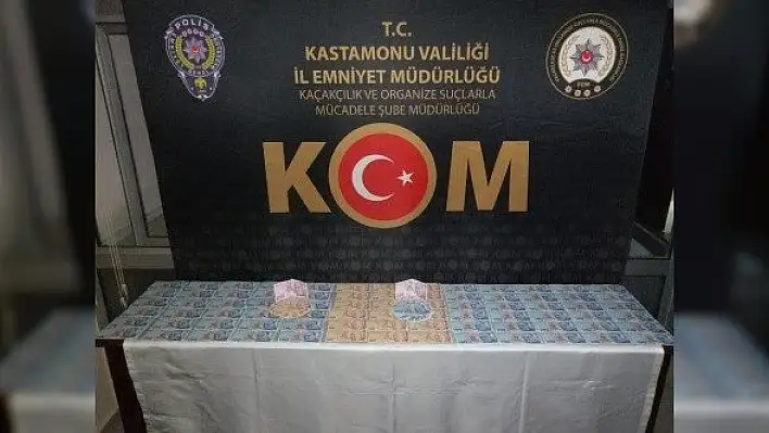 Kastamonu'da piyasaya sahte para sürmek isteyen 3 şahıs yakalandı