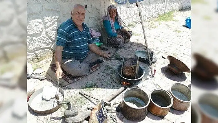 Şehir şehir gezerek kalaycılık yapıyor