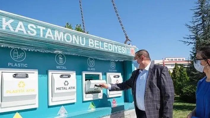 Kastamonu'da üç noktaya Mobil Atık Merkezi yerleştirildi