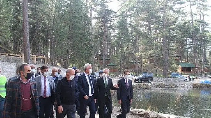 Dipsizgöl Tabiat Parkında çalışmalar devam ediyor