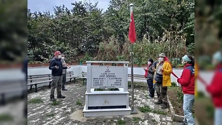 Doğa sporcuları şehit Arif Demirel'in anısına yürüdü