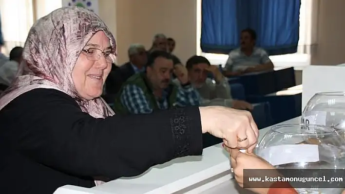 Ağlı'da TOKİ Konutları İçin Kura Çekildi