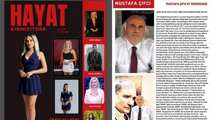 Aşk Yazarı Çifci, Hayat Kırmızı Türk Dergisinde