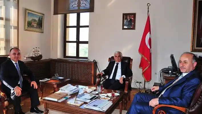 Bartın ve Karabük Valileri, Vali Günaydın'ı Ziyaret Etti