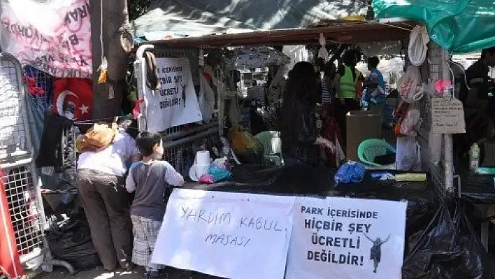 Gezi Parkı'ndaki eylemler 13. gününde