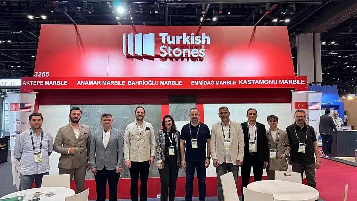 Kastamonu mermeri ABD fuarında