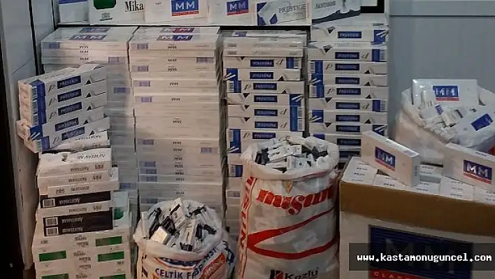 Kastamonu'da 3 Bin 970 Adet Kaçak Sigara Ele Geçirildi