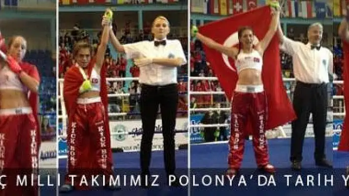 Kickboks Genç Milli Takımımız Polonya' da Tarih Yazdı