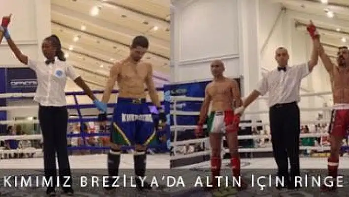 Kickboks Milli Takımımız Brezilya'da altın için ringe çıkıyor