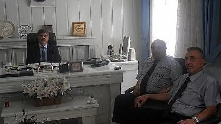 Ortodoks din adamlarından müftüye 'hayırlı olsun' ziyareti