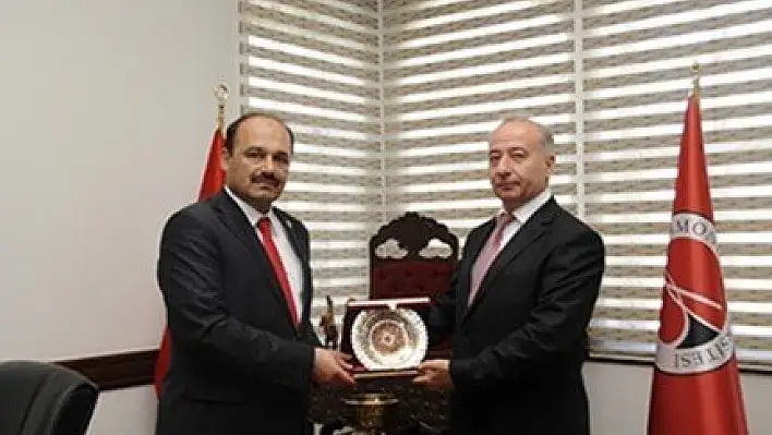 PMYO Müdürü Çam, Rektör Aydın'ı ziyaret etti