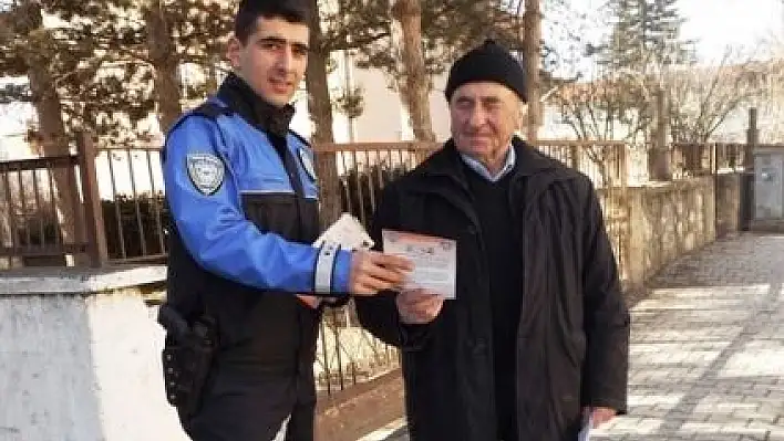 Toplum Destekli Polisten Broşürlü Uyarı