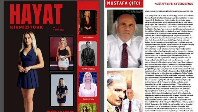 Aşk Yazarı Çifci, Hayat Kırmızı Türk Dergisinde