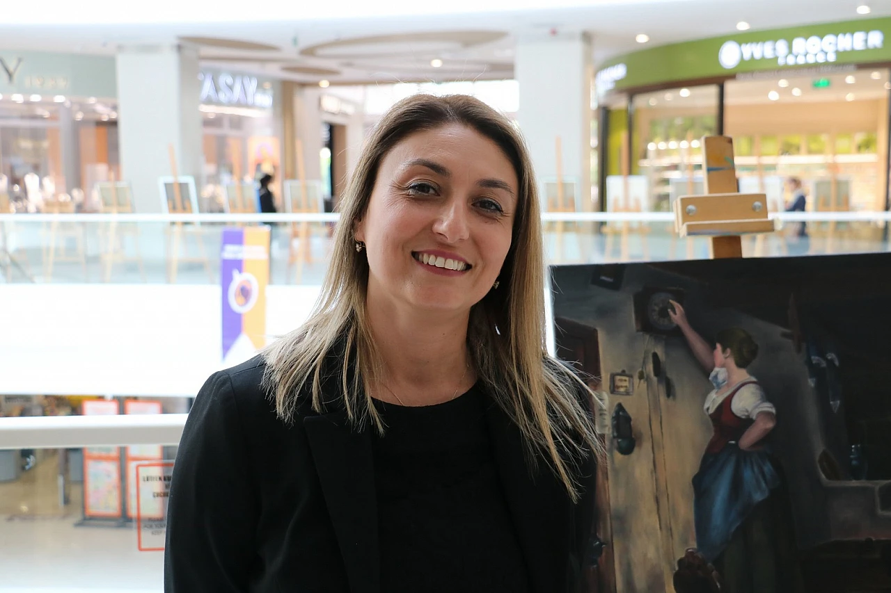 Lise öğrencilerinden sergi