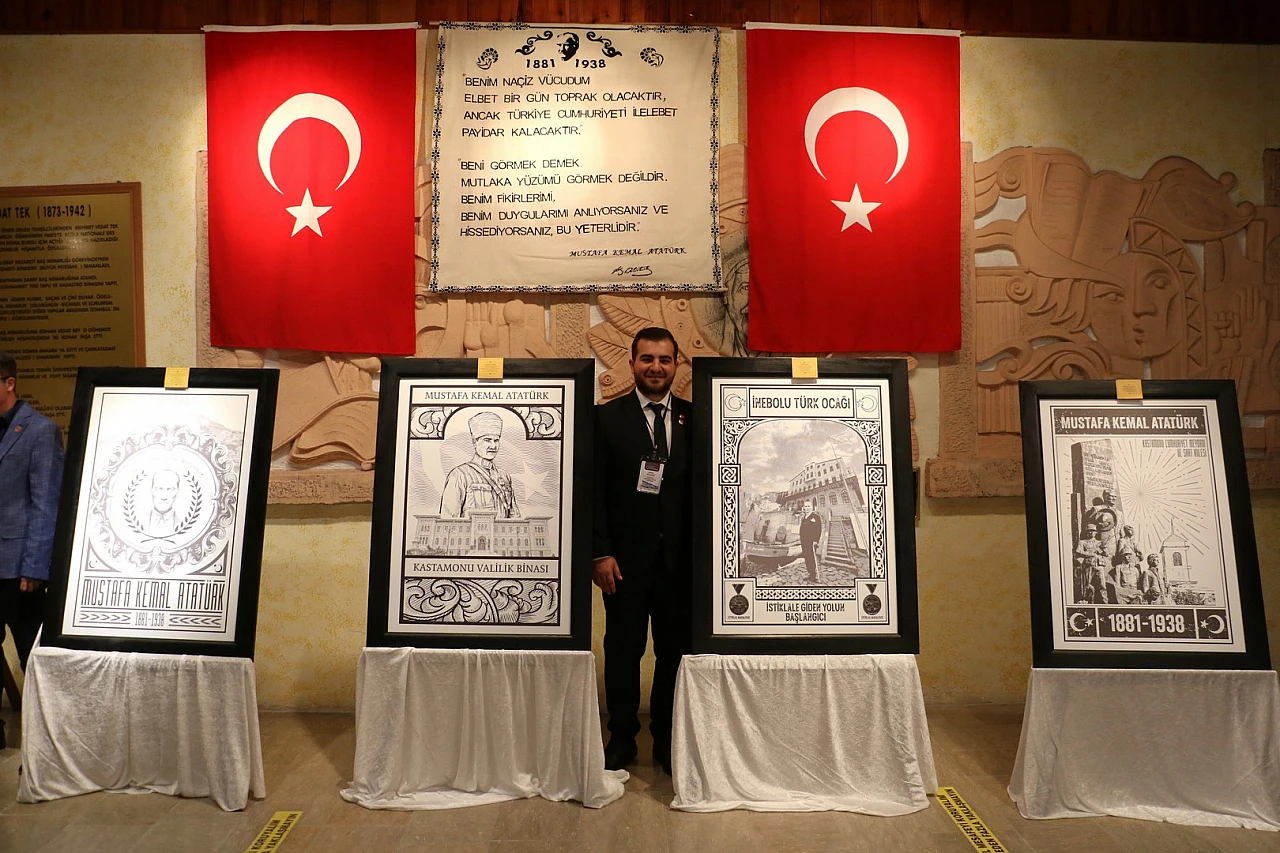 Kastamonu'da '10'suz Kasım' sergisi