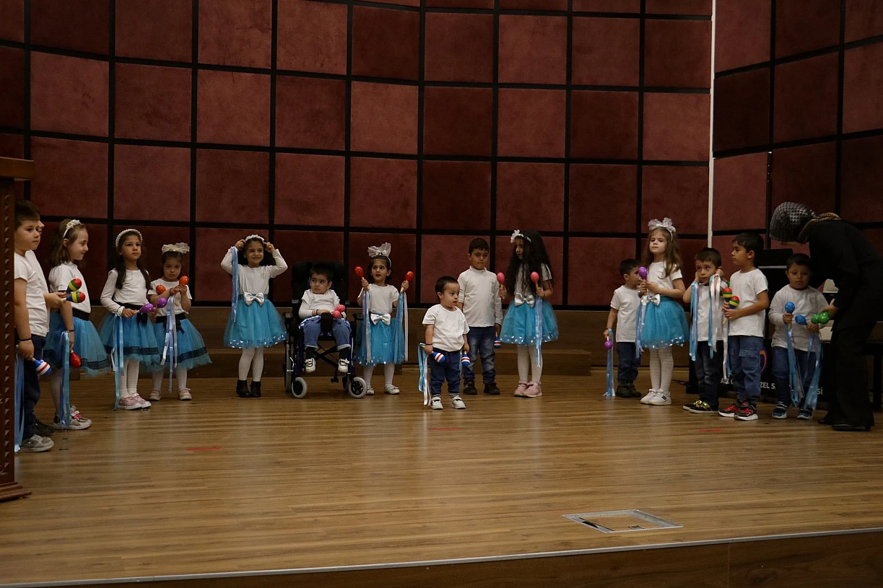 Özel öğrencilerden özel gösteri