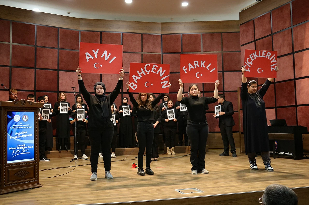 Özel öğrencilerden özel gösteri