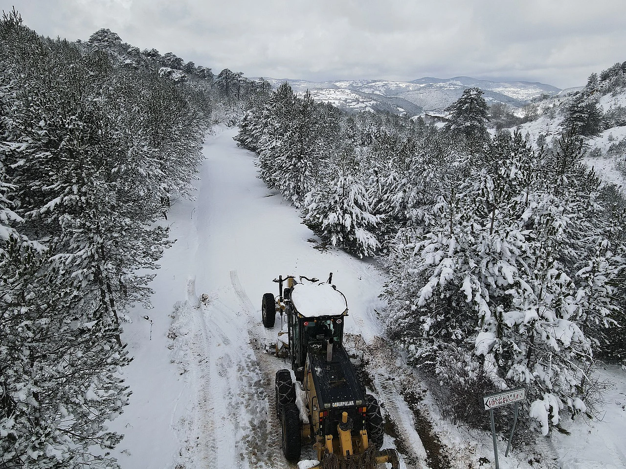 İlkbaharda kar mesaisi